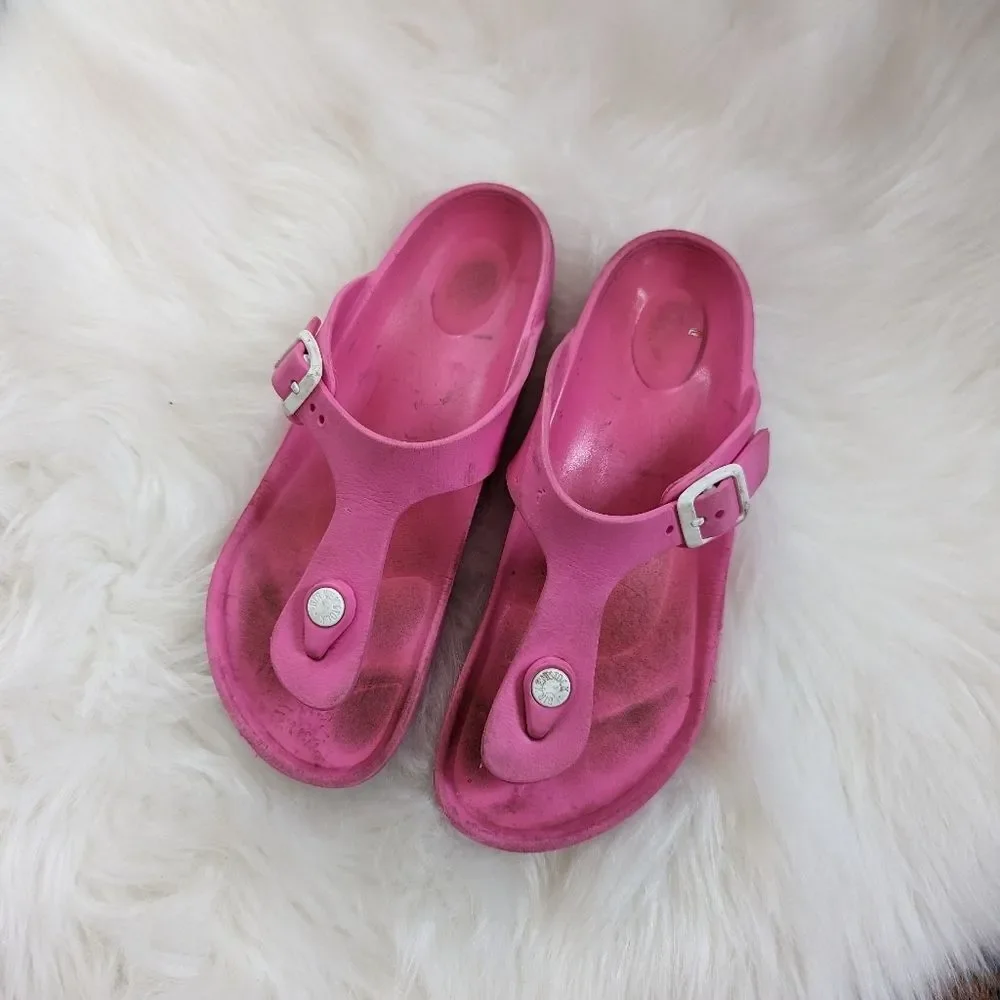 Birkenstocks pink foam sandals girls 34 ladies' 3